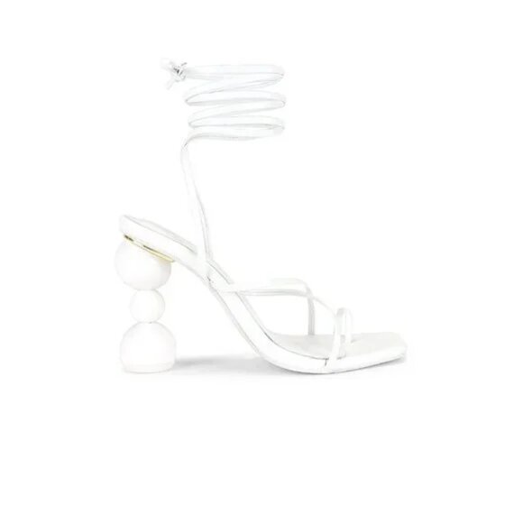 Song of Style Gelato Heel in White - Picture 1 of 5
